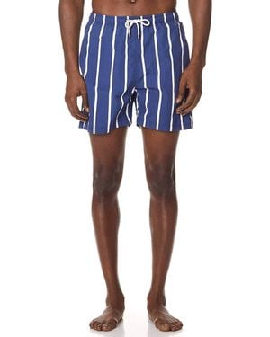 Solid & Striped The Classic Drawstrings Swim Shorts Trunks - Blue