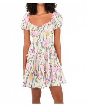 The Lulo Project Bloom Mini Dress - Multicolor