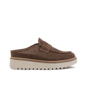 REV SHOES Alexa Mules - Brown