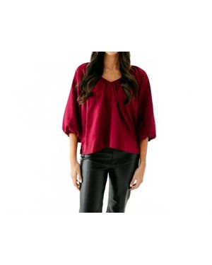 Double A Beatrice Top - Red