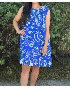 FRNCH Isola Dress - Blue