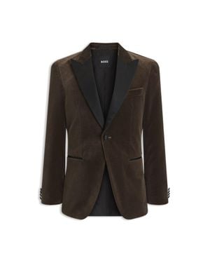 BOSS Slim-Fit Tuxedo Jacket - Black