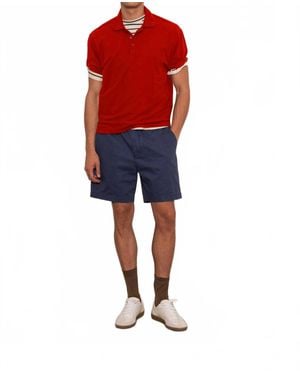 Alex Mill Garment Dyed Polo - Red