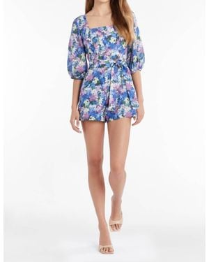 Amanda Uprichard Walsh Romper - Blue