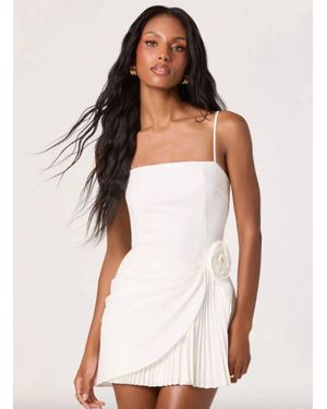 Astr Blake Mini Dress - White
