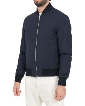 GOLDEN CRAFT 1957 Wool Blend Jacket - Blue