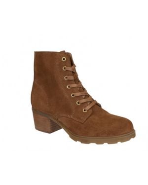 Otbt Arc Heeled Ankle Boots - Brown