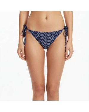 Devon Windsor Eadie Side Tie Bikini Bottom - Blue