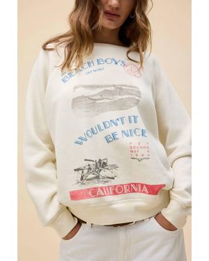 Daydreamer Beach Boys Wouldn'T It Be Nice Sweatshirt - White
