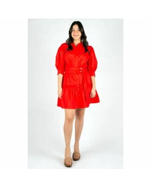 Sincerely Ours Yara Mini Dress - Red