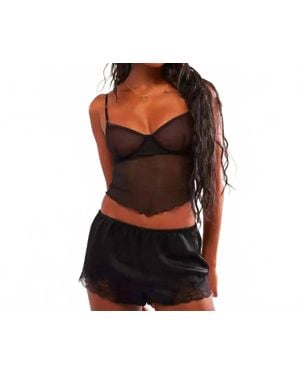 Only Hearts Whisper Corset Cami - Black
