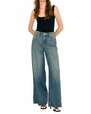 Hidden Jeans Nori High Rise Super Wide Leg Baggy Jeans - Blue