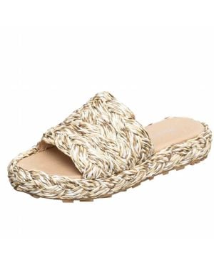 Antelope Brea Plaform Sandals - Natural