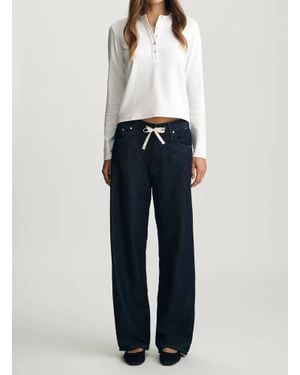 Mavi Nella Wide Leg Jeans - Blue