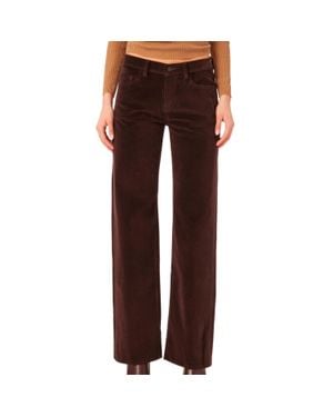 DL1961 Drue Straight Low Rise Vintage Pant - Brown