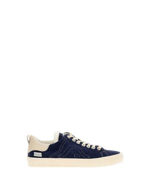 Springa Wavy Suede Sneakers - Blue
