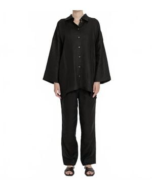 Dāl the Label Drawstring Pants - Black