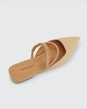 Belle & Bloom On The Go Leather Flat - White