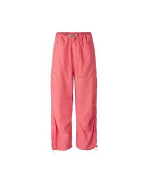 Oval Square Poison Pants - Pink
