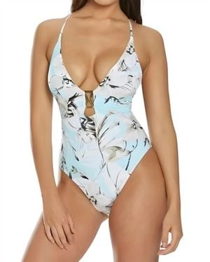 BCBGMAXAZRIA On A Whim One Piece - Blue