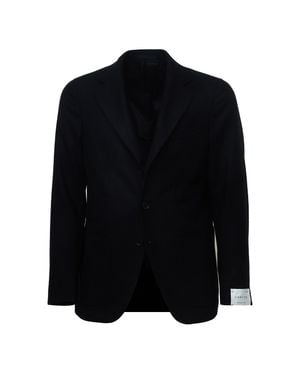 Caruso Aida Single-Breasted Wool-Cashmere Blazer - Black