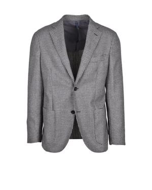 Montedoro Rounded Blazer Jacket - Gray