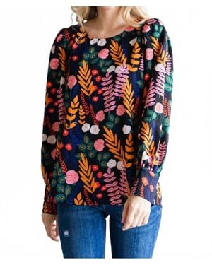 Jodifil Just Add Water Floral Top - Blue