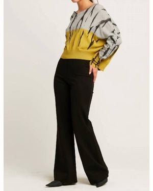 Planet By Lauren G. Bell Bottom Pant - Black