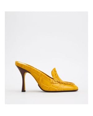 Tod's Spiga Mules - Yellow