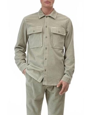 Closed Corduroy Utility Shirt - Gray