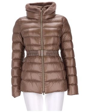 Herno Dove Quilted Padded Polyamide Parka - Brown