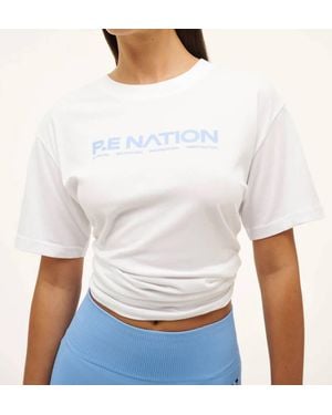 P.E Nation Aero Short Sleeve Tee - White