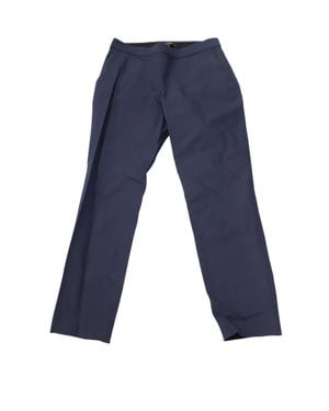 Theory Tailored Cropped Pants - Blue