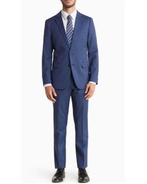 Original Penguin Osman Slim Fit Suit Jacket - Blue