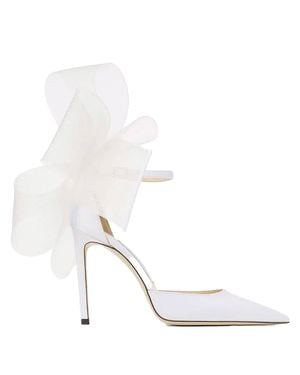 Jimmy Choo Ladies Latte Latte Averly 100 Pumps - White