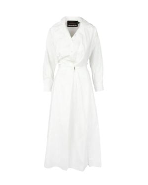 Collection Privée Long Cotton Dress - White
