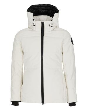 Canada Goose Hooded Quilted Parka - White