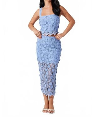 Astr Jonae Skirt - Blue