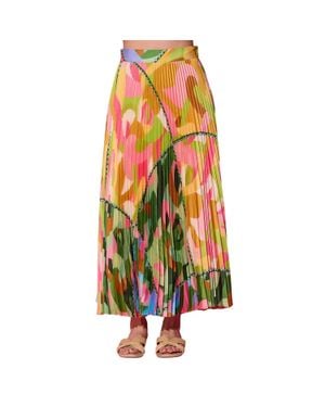 Alden Adair Mcneil Pleated Skirt - Yellow