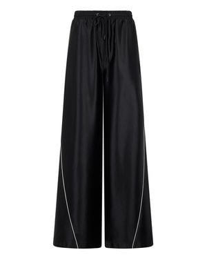 Philipp Plein Laminated Tracksuit Pants - Black