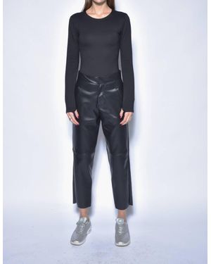 Simply Mila Vegan Straight Leg Pants - Blue