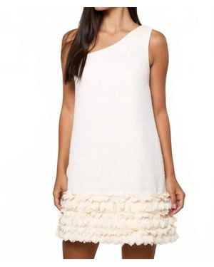 Lalavon One Shoulder Thalia Dress - White