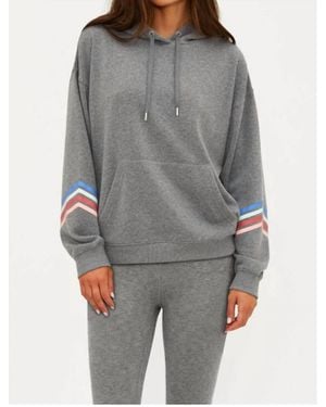 Beach Riot Dess Fleece Hoodie - Gray