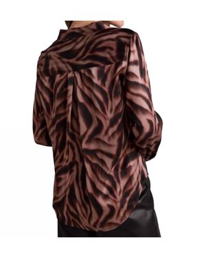 Bella Dahl Clean Woodland Shirt - Brown