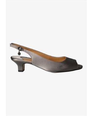 J. Reneé Jenvey Sling Back Sandals - Multicolor
