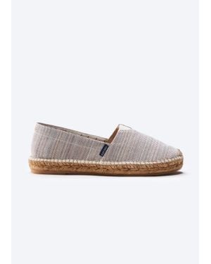 VISCATA Barceloneta Kuba Canvas Espadrille Flats - White