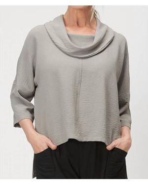 Sydney Project Flow Cowl Neck Tunic - Gray