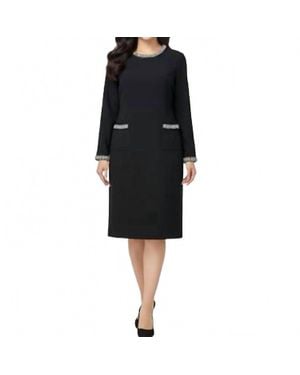 Kathie K Elegant Dress - Black