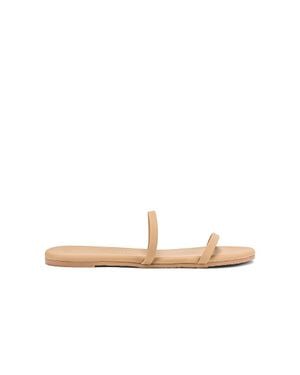 TKEES Gemma Vegan Flip Flops - White