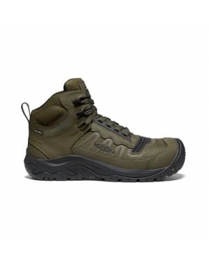 Keen Reno Mid Waterproof Carbon Toe Boots - Green